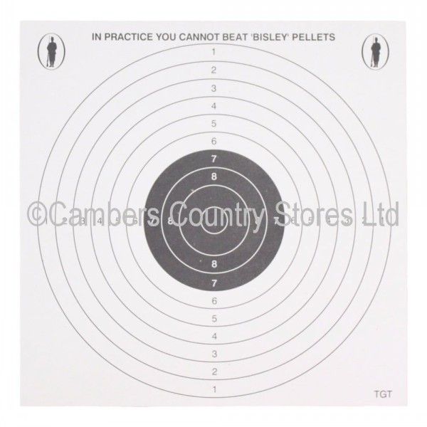 Bisley Double Sided Five & One Bull Targets 25 Pack Cambers Country Store